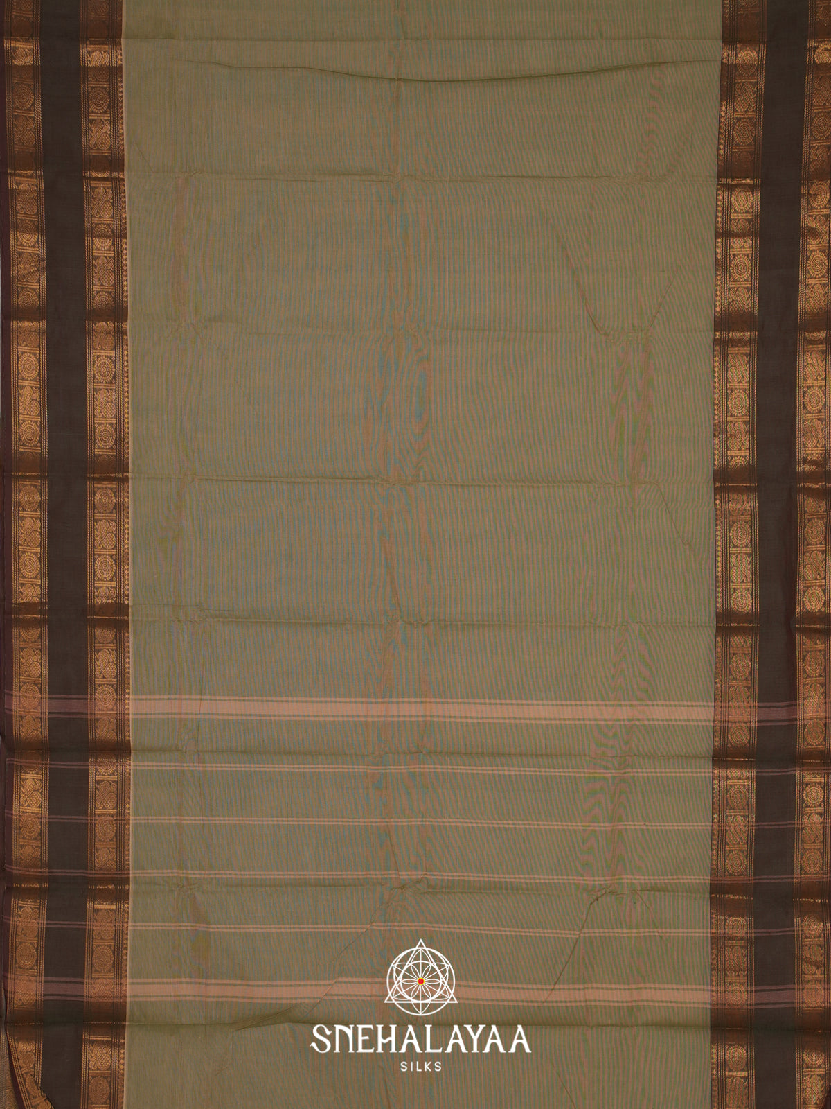 Brown Chettinad Cotton Saree