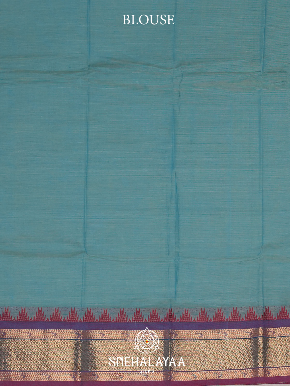 Blue Chettinad Cotton Saree