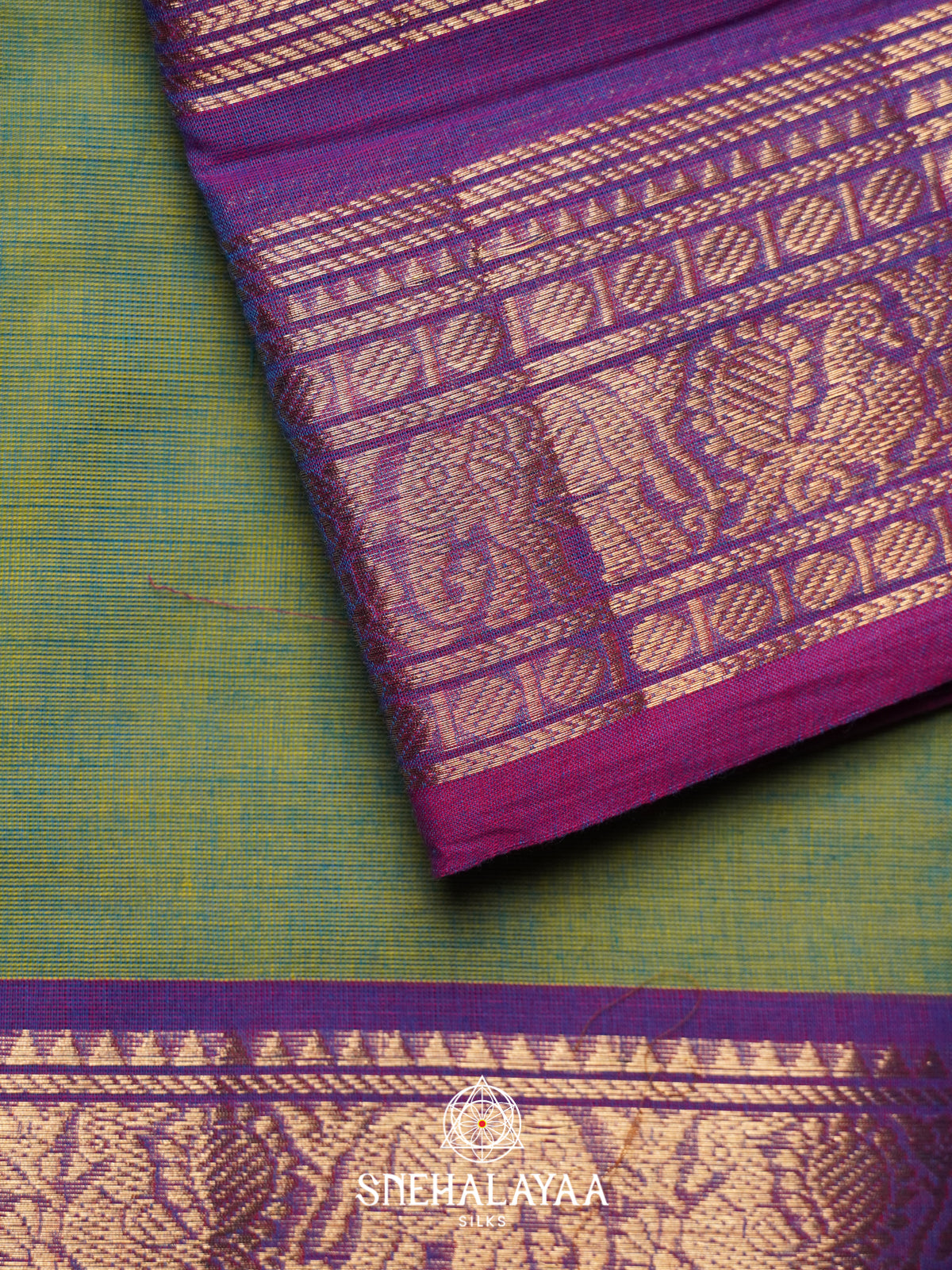 Green Chettinad Cotton Saree