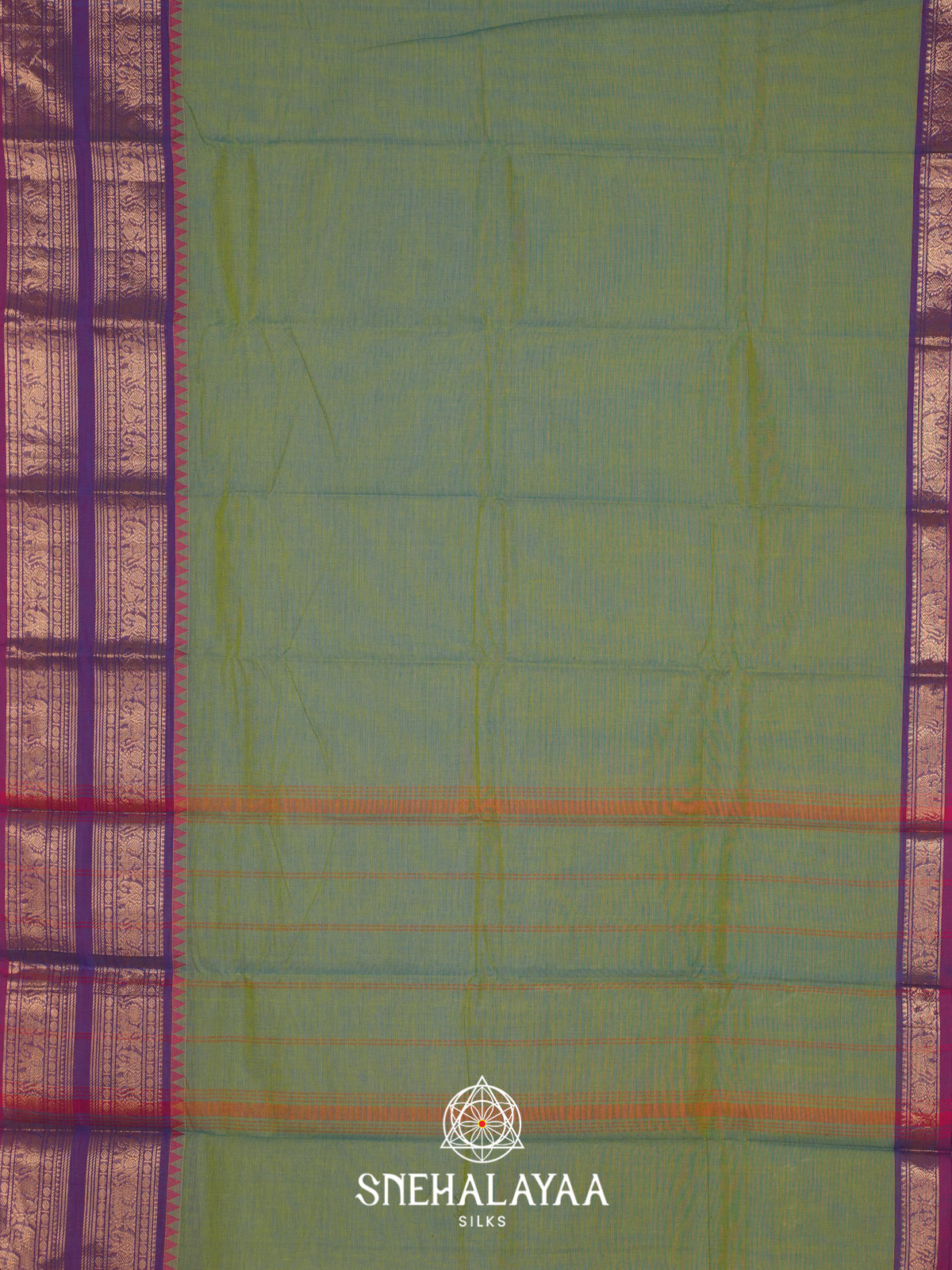 Green Chettinad Cotton Saree