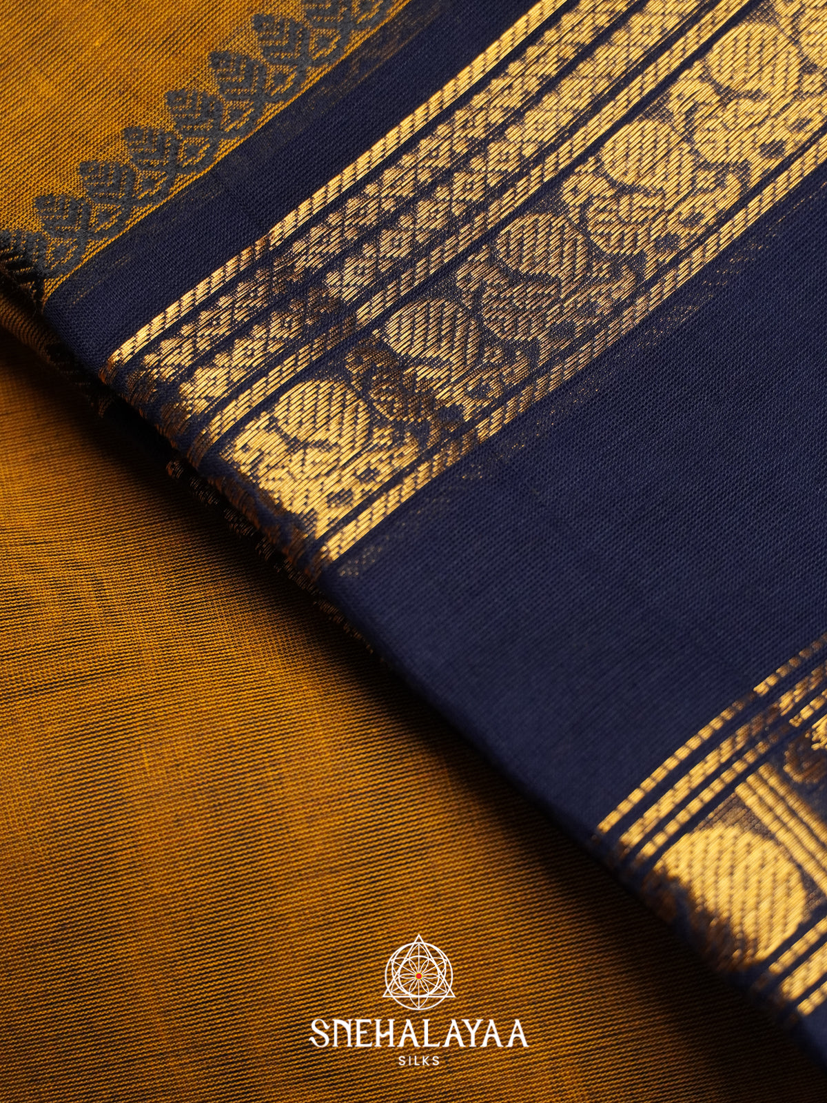 Brown Chettinad Cotton Saree