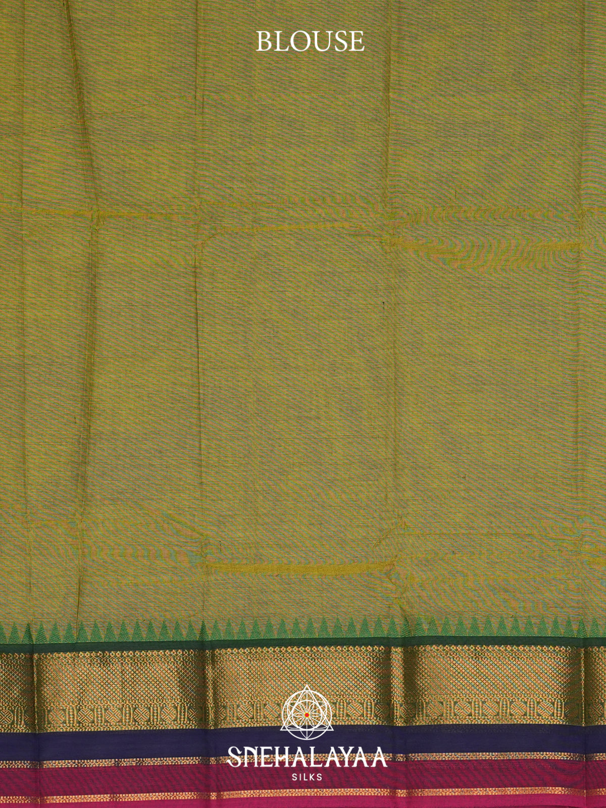 Mehendi Green Chettinad Cotton Saree