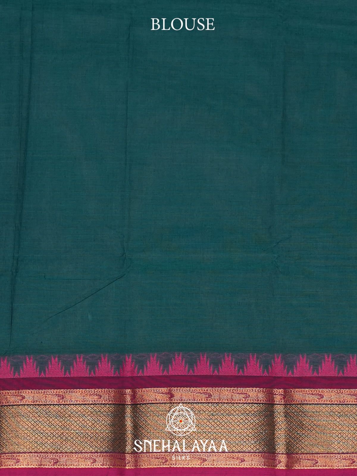 Blue Chettinad Cotton Saree