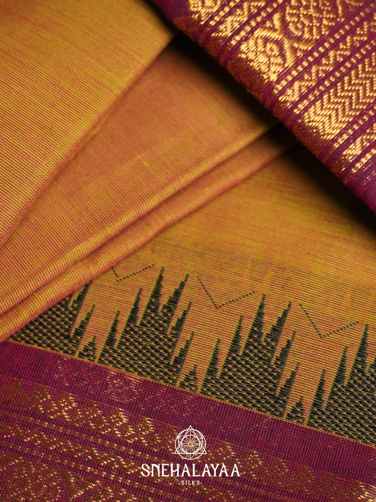 Brown Chettinad Cotton Saree