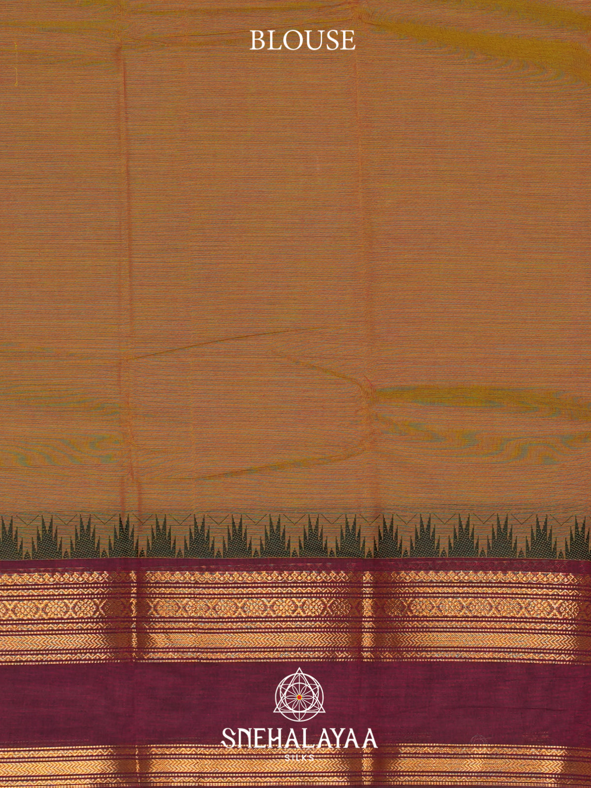 Brown Chettinad Cotton Saree