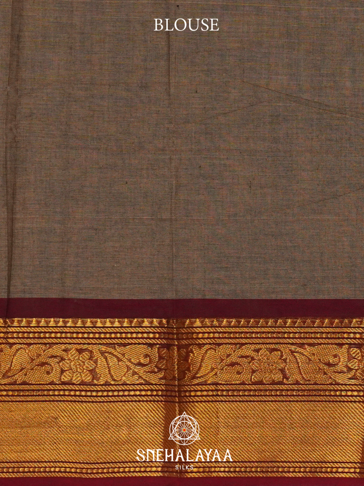 Grey Chettinad Cotton Saree