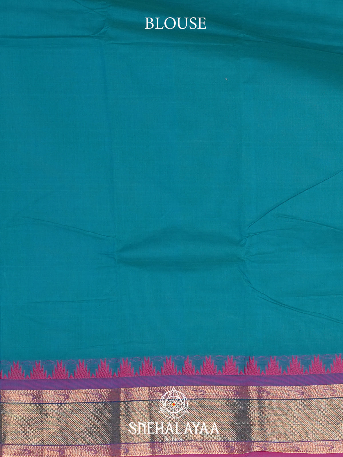 Blue Chettinad Cotton Saree