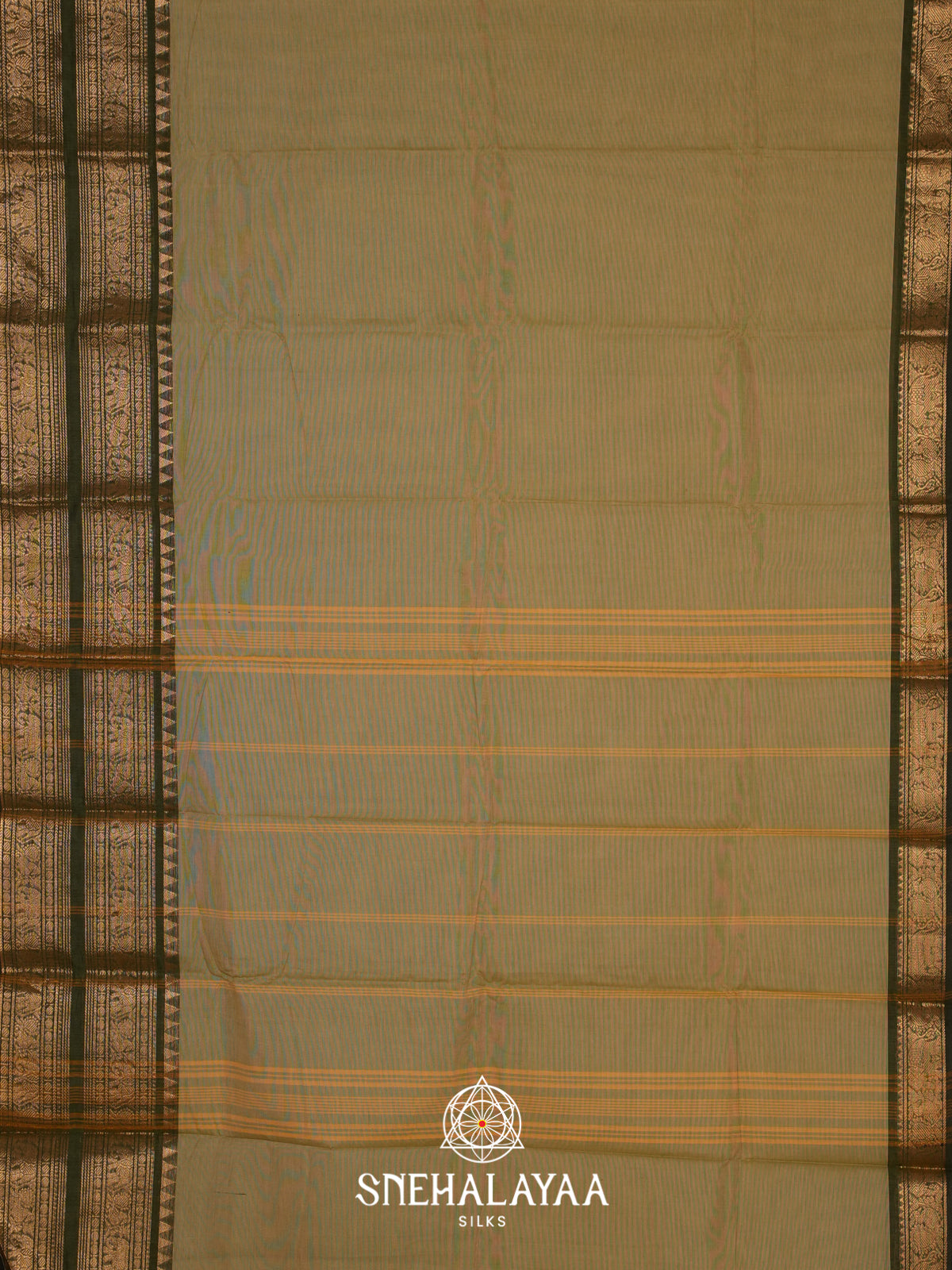 Brown Chettinad Cotton Saree