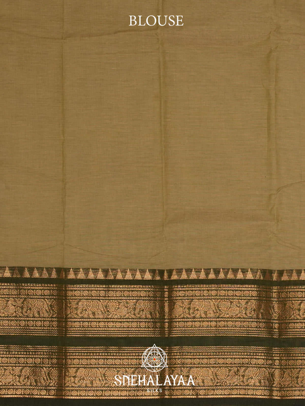 Brown Chettinad Cotton Saree
