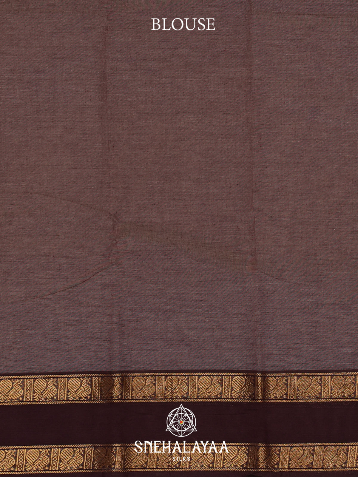 Brown Chettinad Cotton Saree