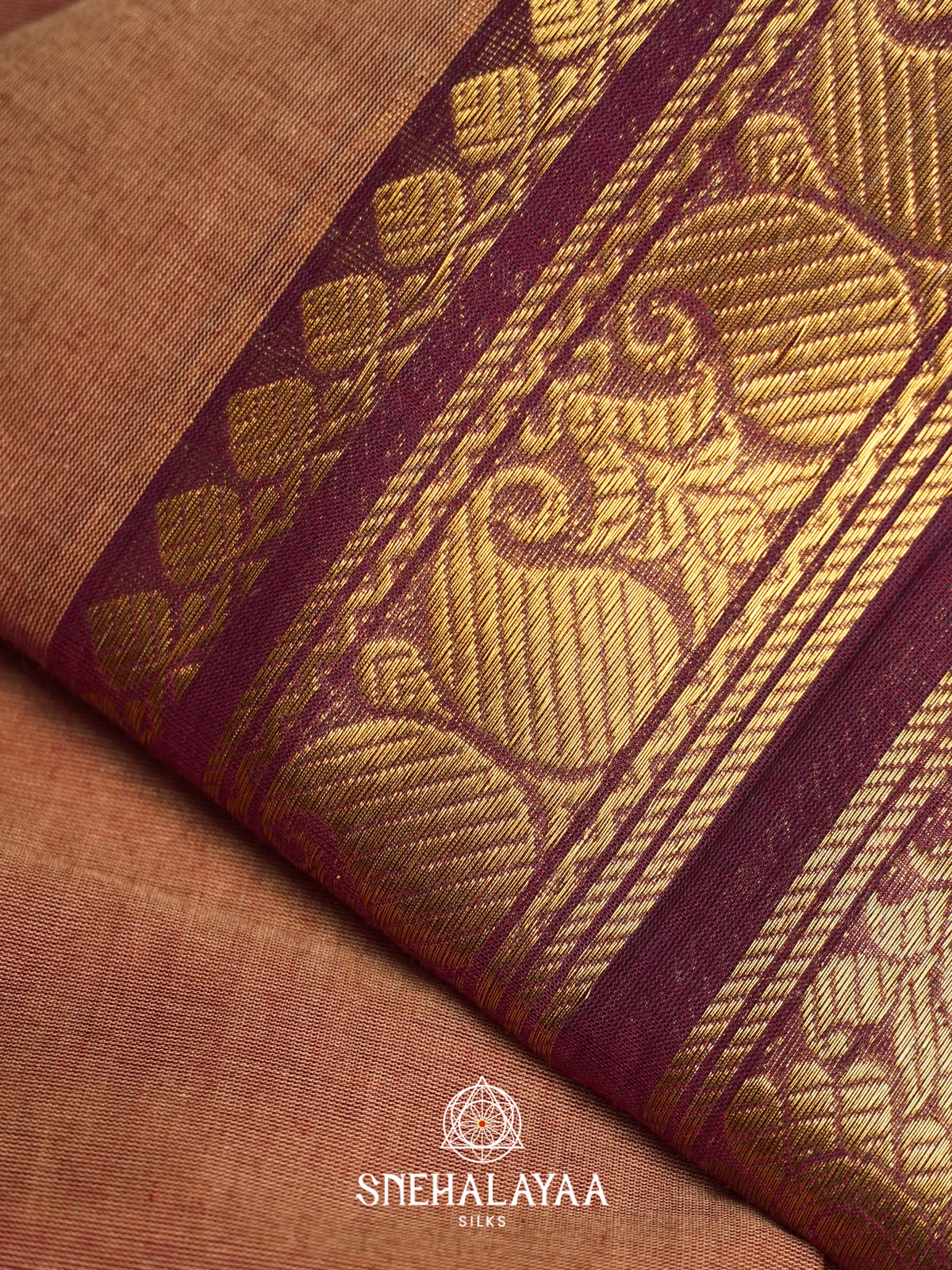 Brown Chettinad Cotton Saree