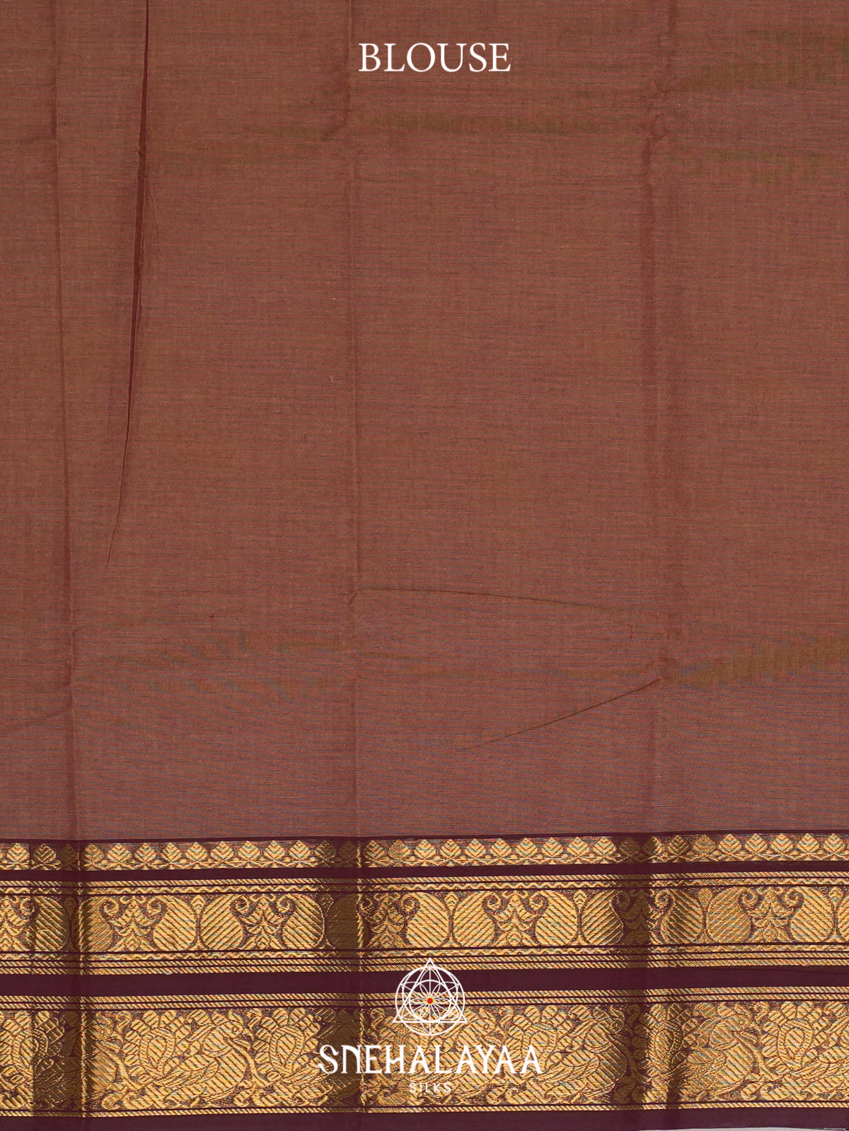 Brown Chettinad Cotton Saree