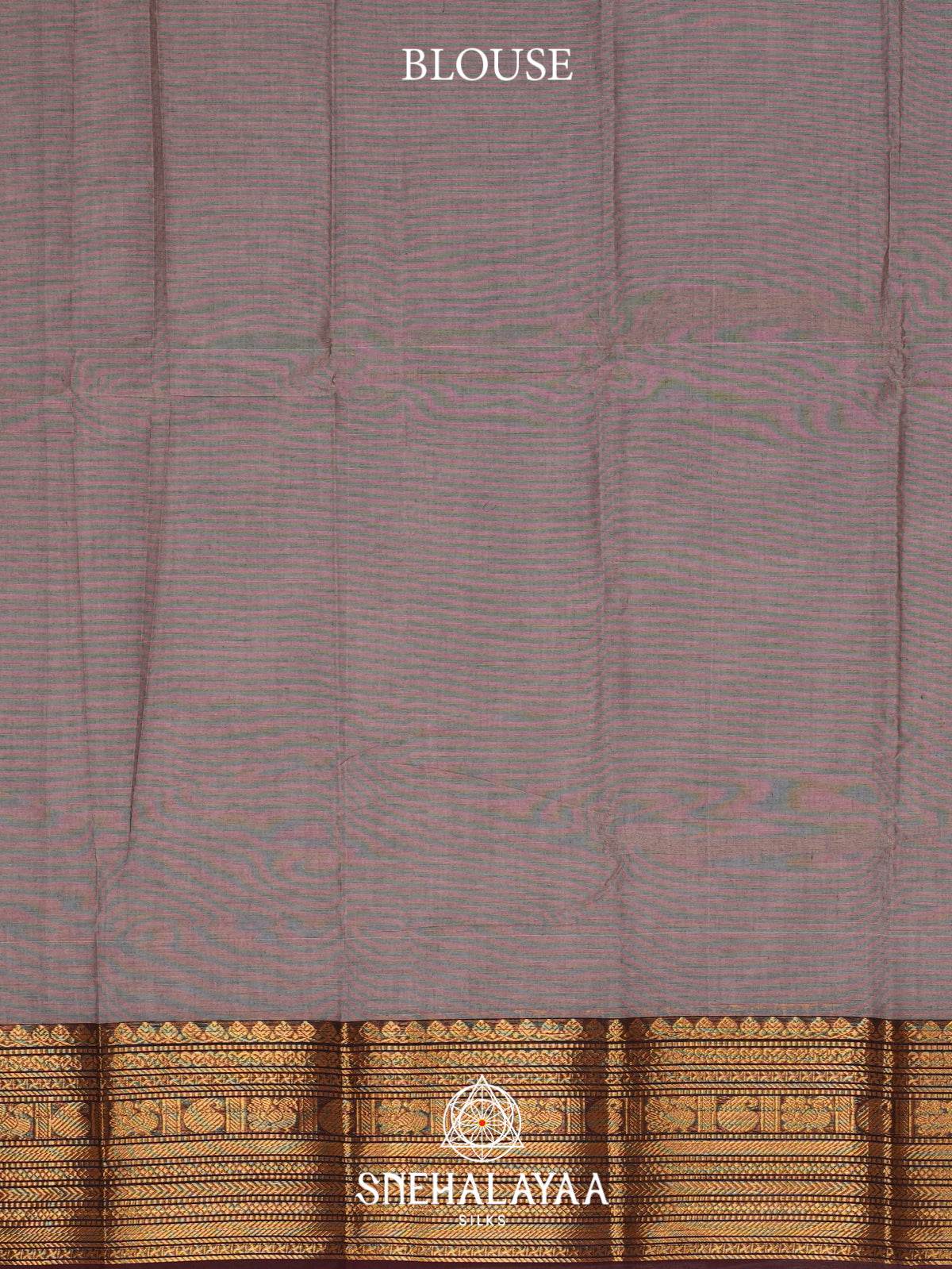Gretish Brown Chettinad Cotton Saree