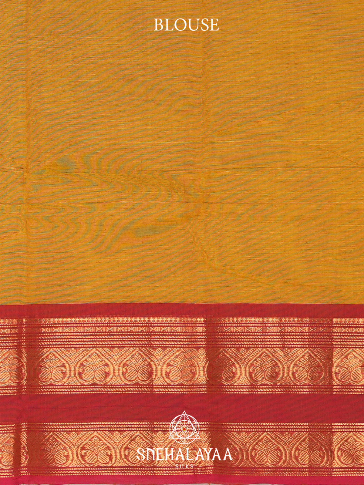 Mustard Yellow Chettinad Cotton Saree