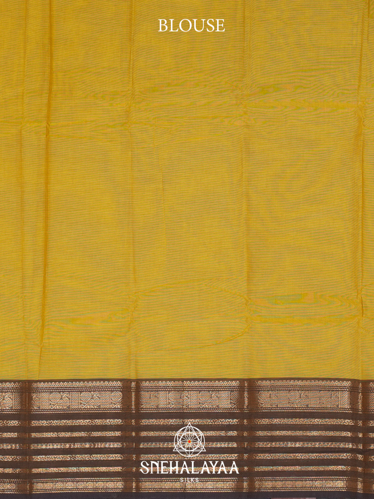 Mustard Yellow Chettinad Cotton Saree