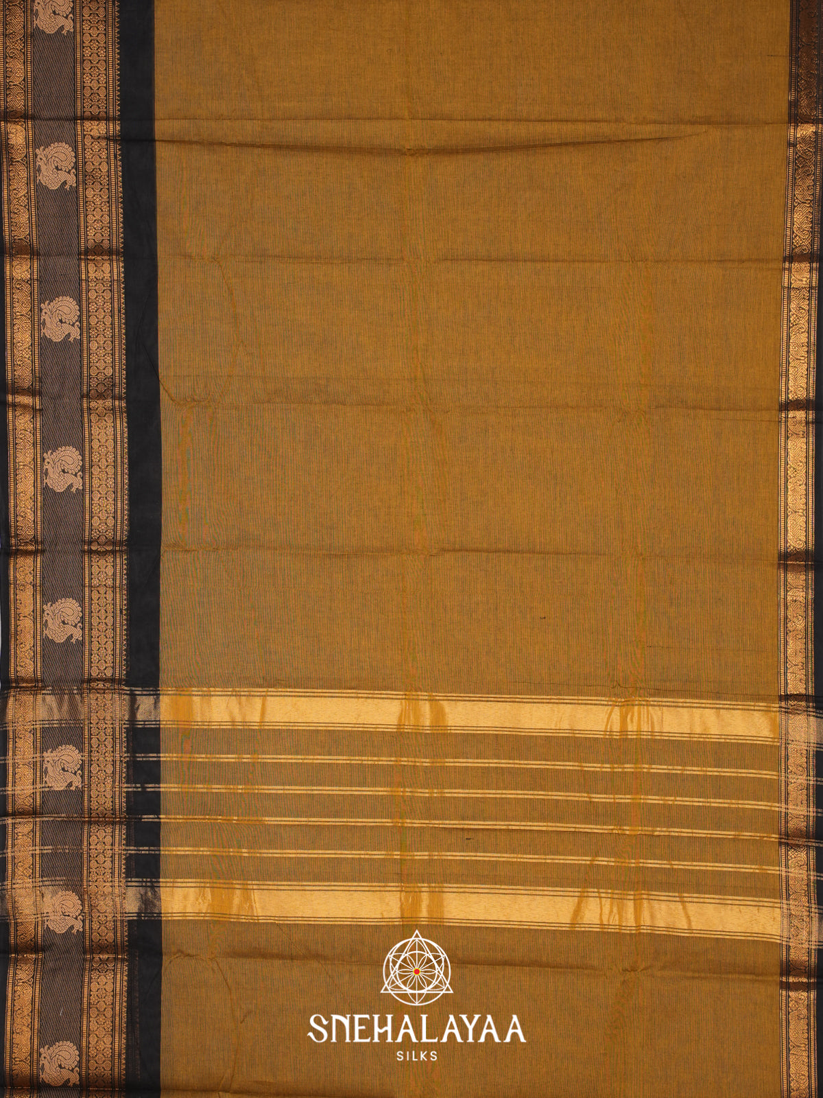 Brown Chettinad Cotton Saree