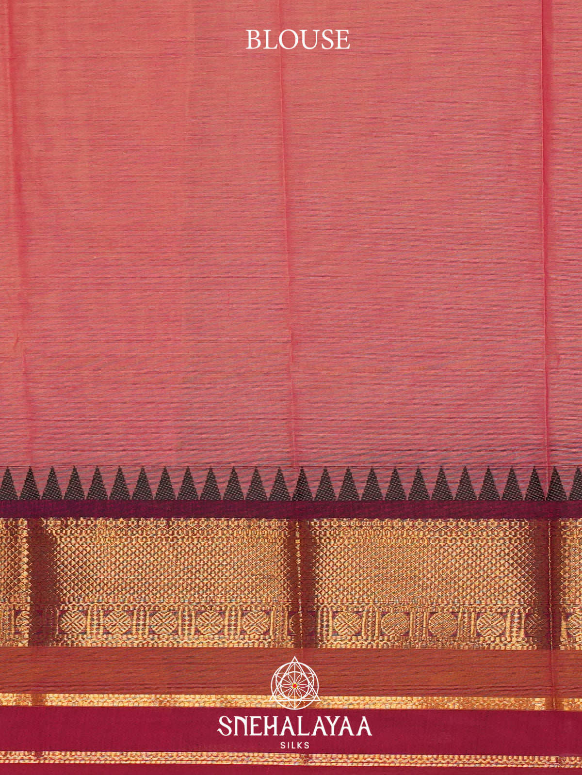 Pink Chettinad Cotton Saree