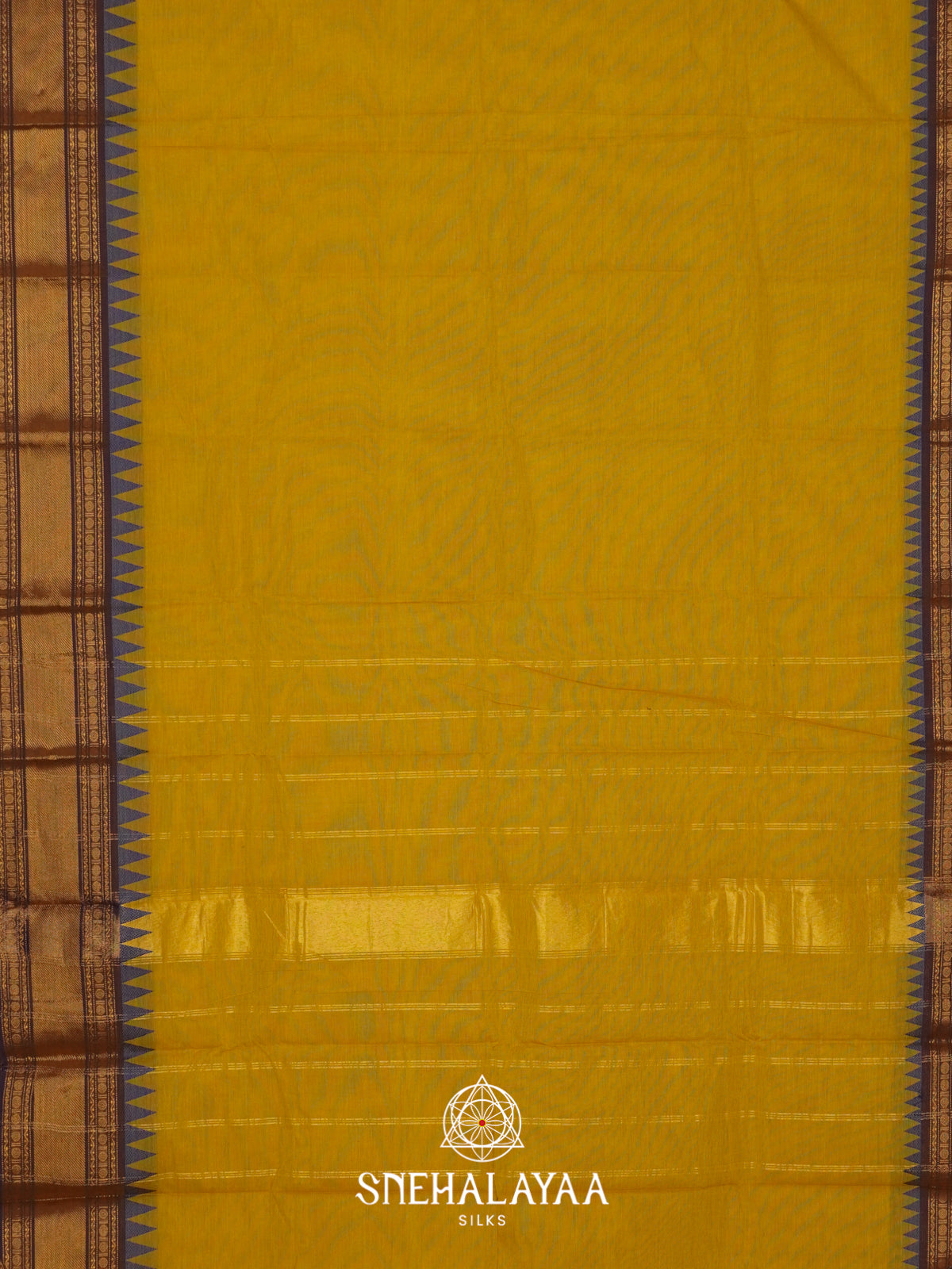 Lime Green Chettinad Cotton Saree