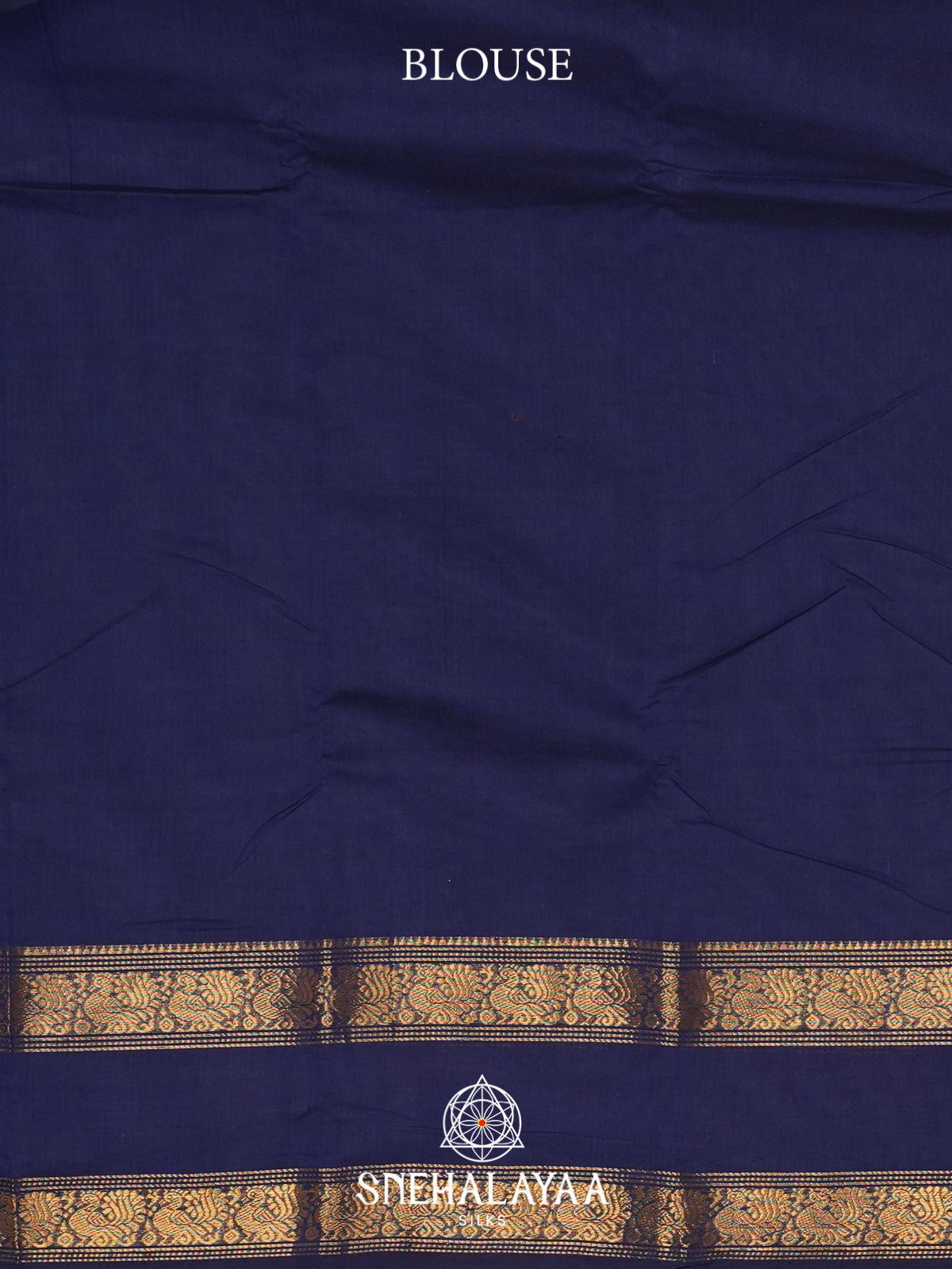Navy Blue Chettinad Cotton Saree