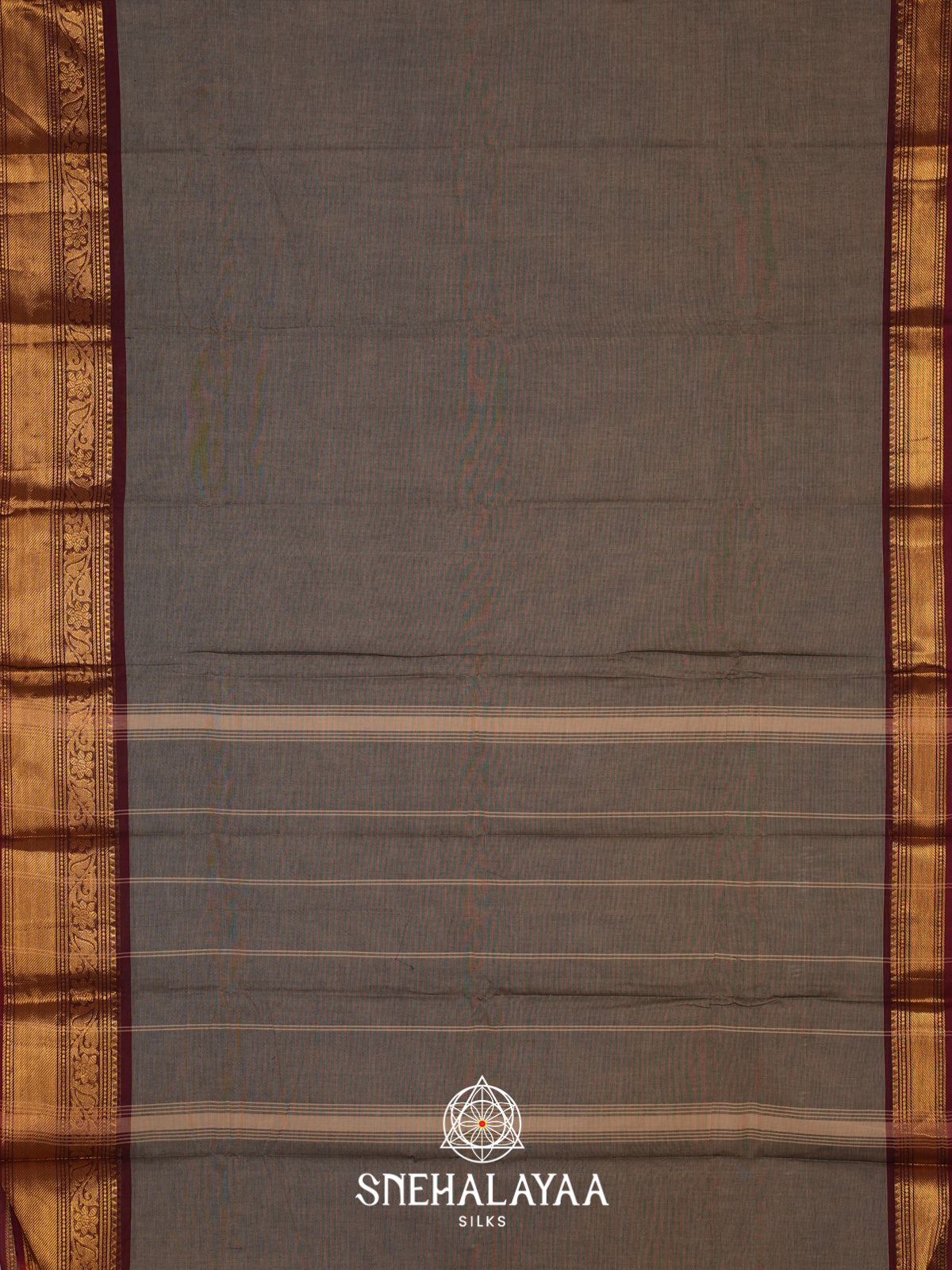 Grey Chettinad Cotton Saree