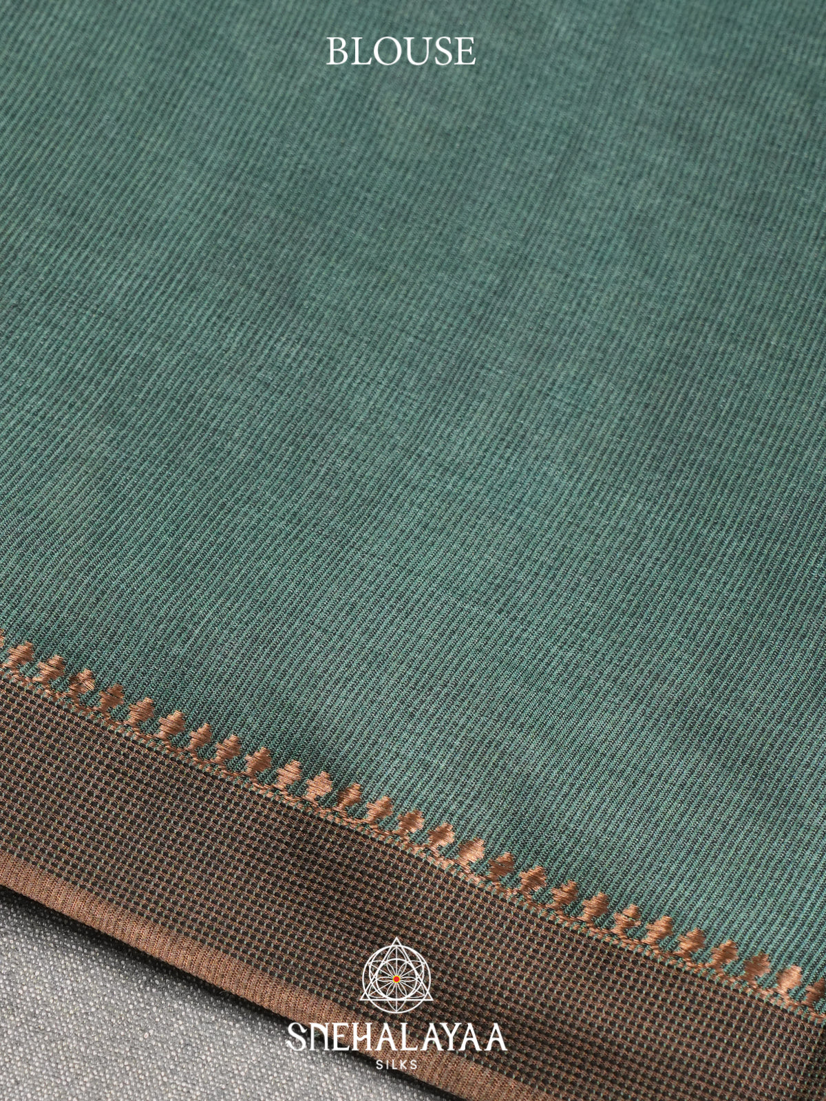 Green Tussar Saree