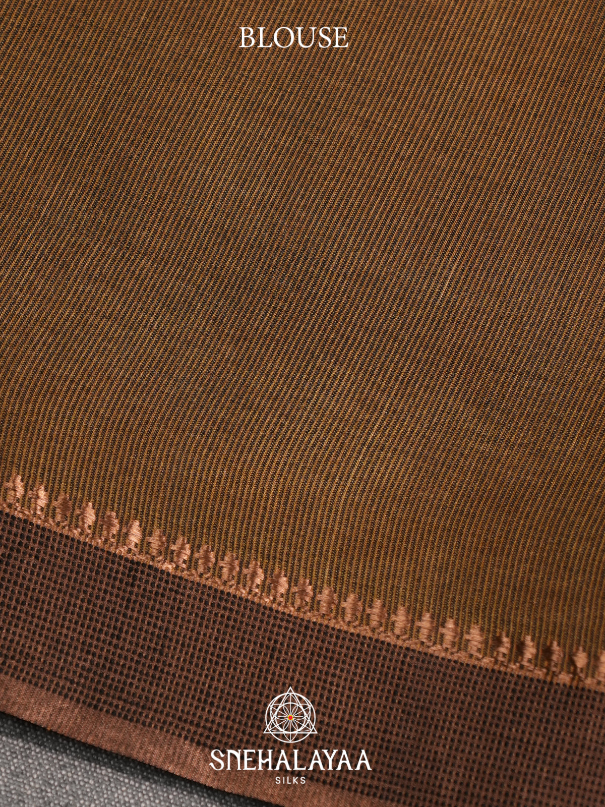 Mustard Tussar Saree