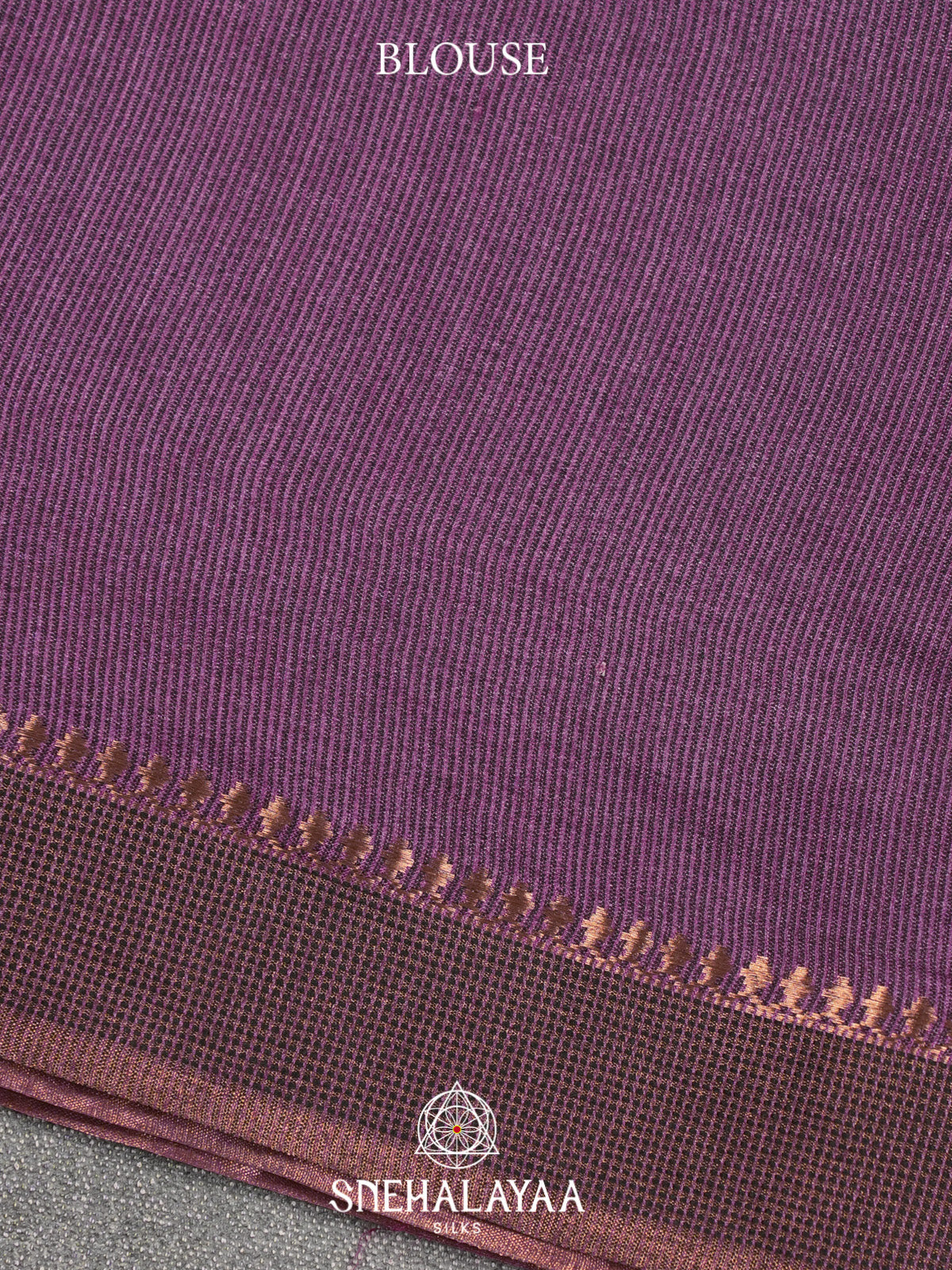 Magenta Tussar Saree