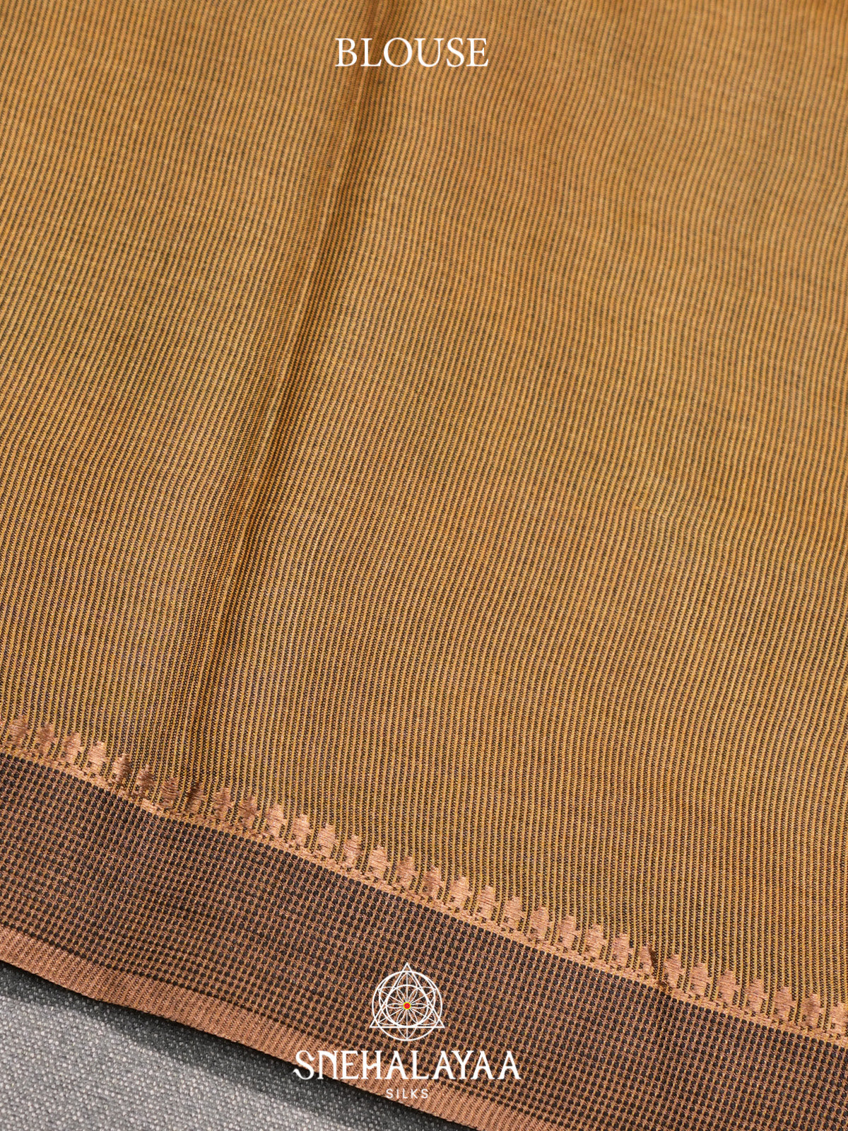 Golden Yellow Tussar Saree