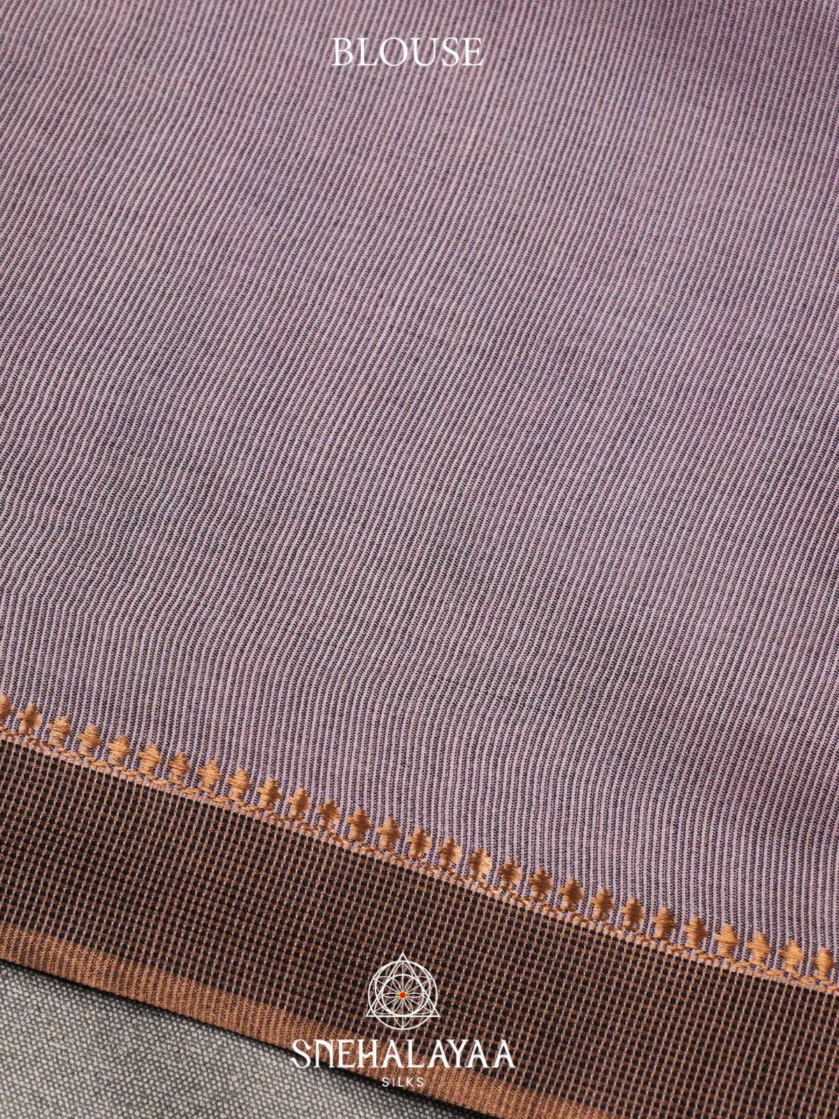 Pale Pink Tussar Saree