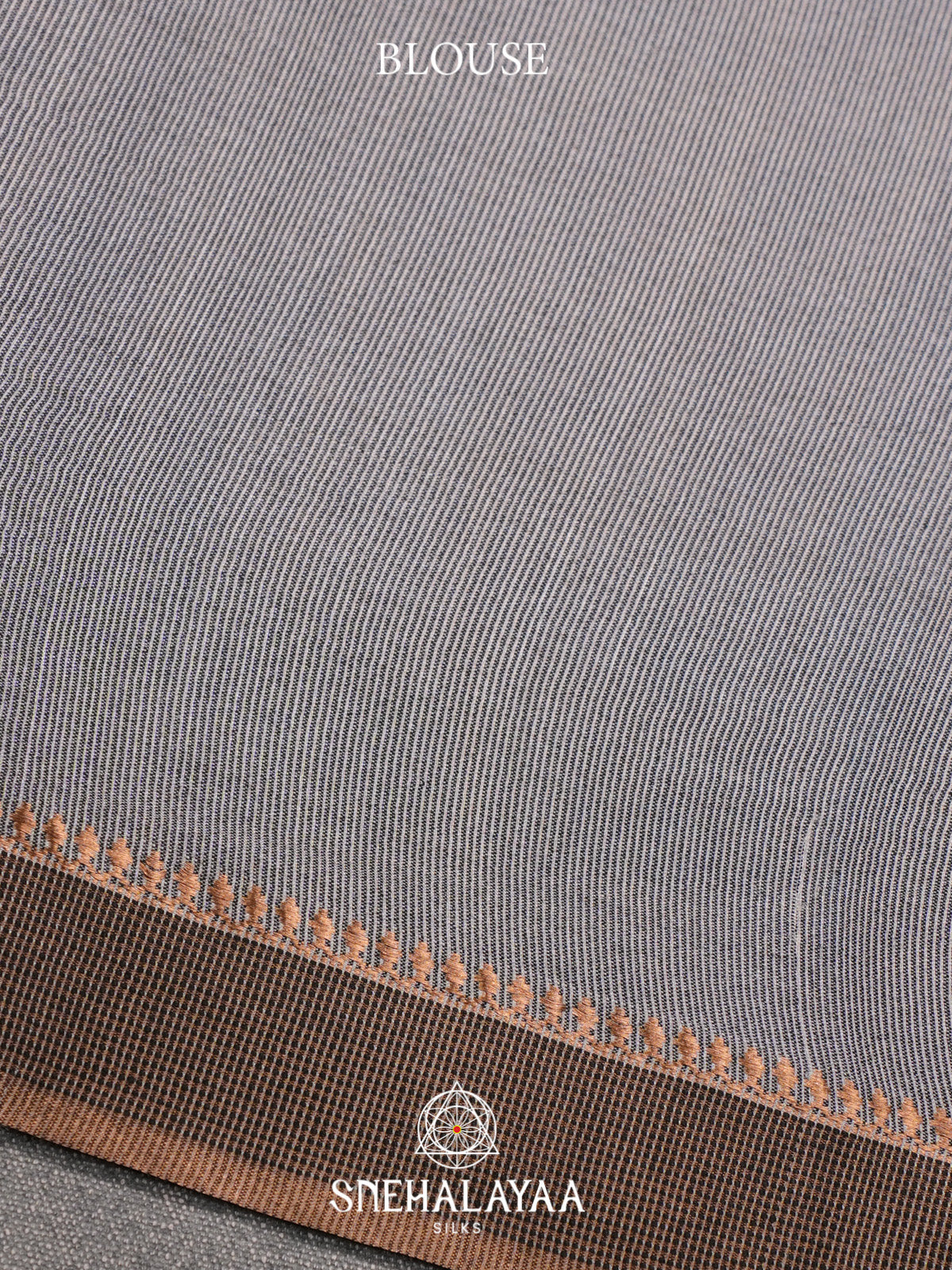 Grey Tussar Saree