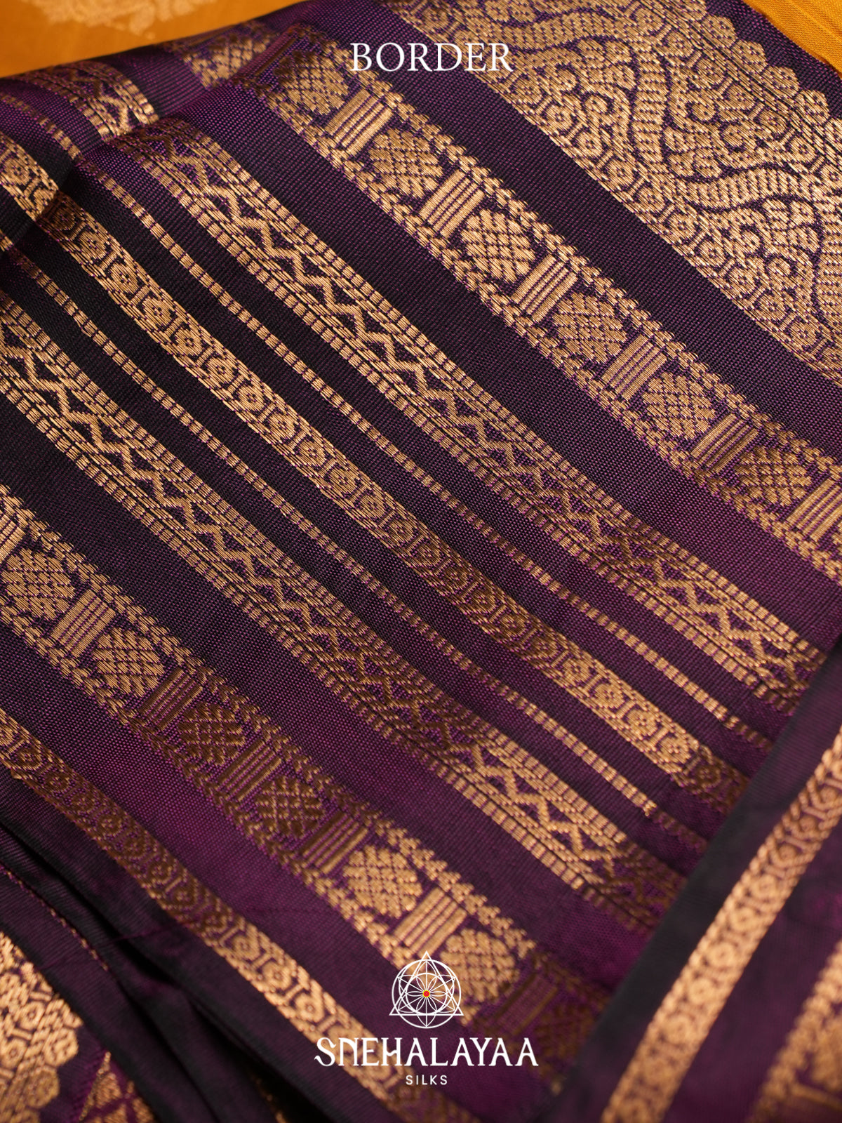 Mango Yellow Kanjivaram Silk Saree