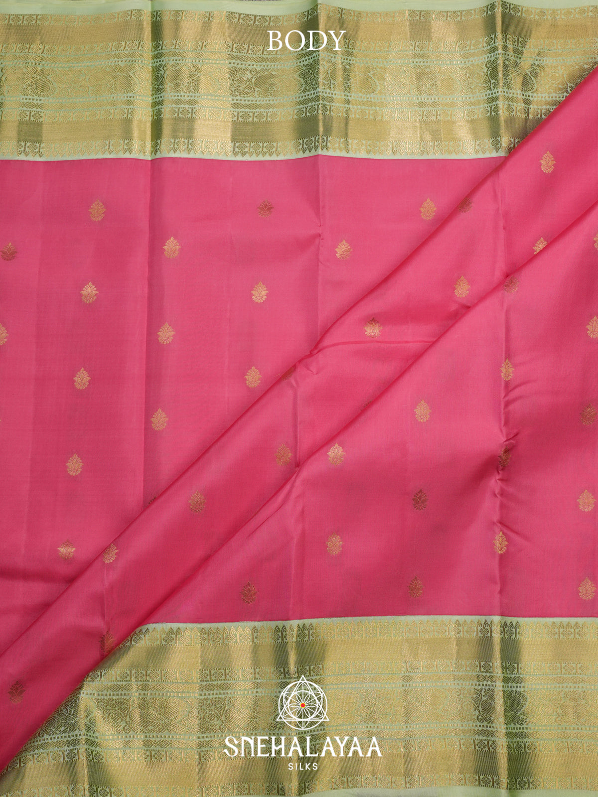 Pink Kanjivaram Silk Saree