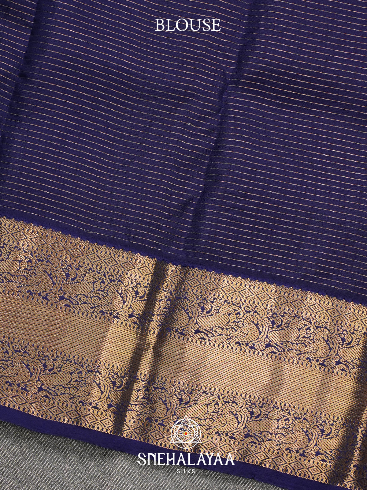Aqua Blue Kanjivaram Silk Saree