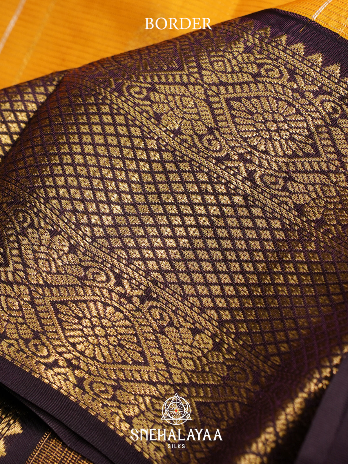 Yellow Kanjivaram Silk Saree