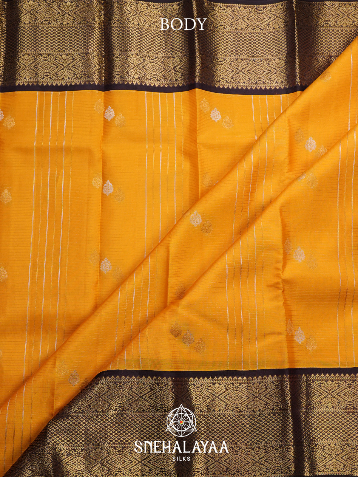 Yellow Kanjivaram Silk Saree