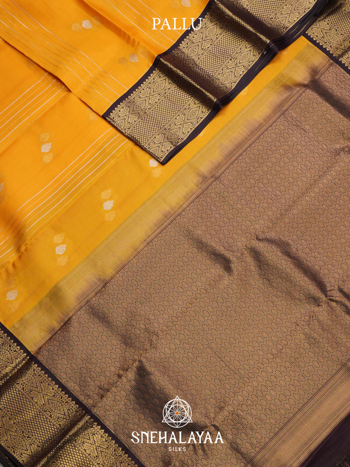 Yellow Kanjivaram Silk Saree