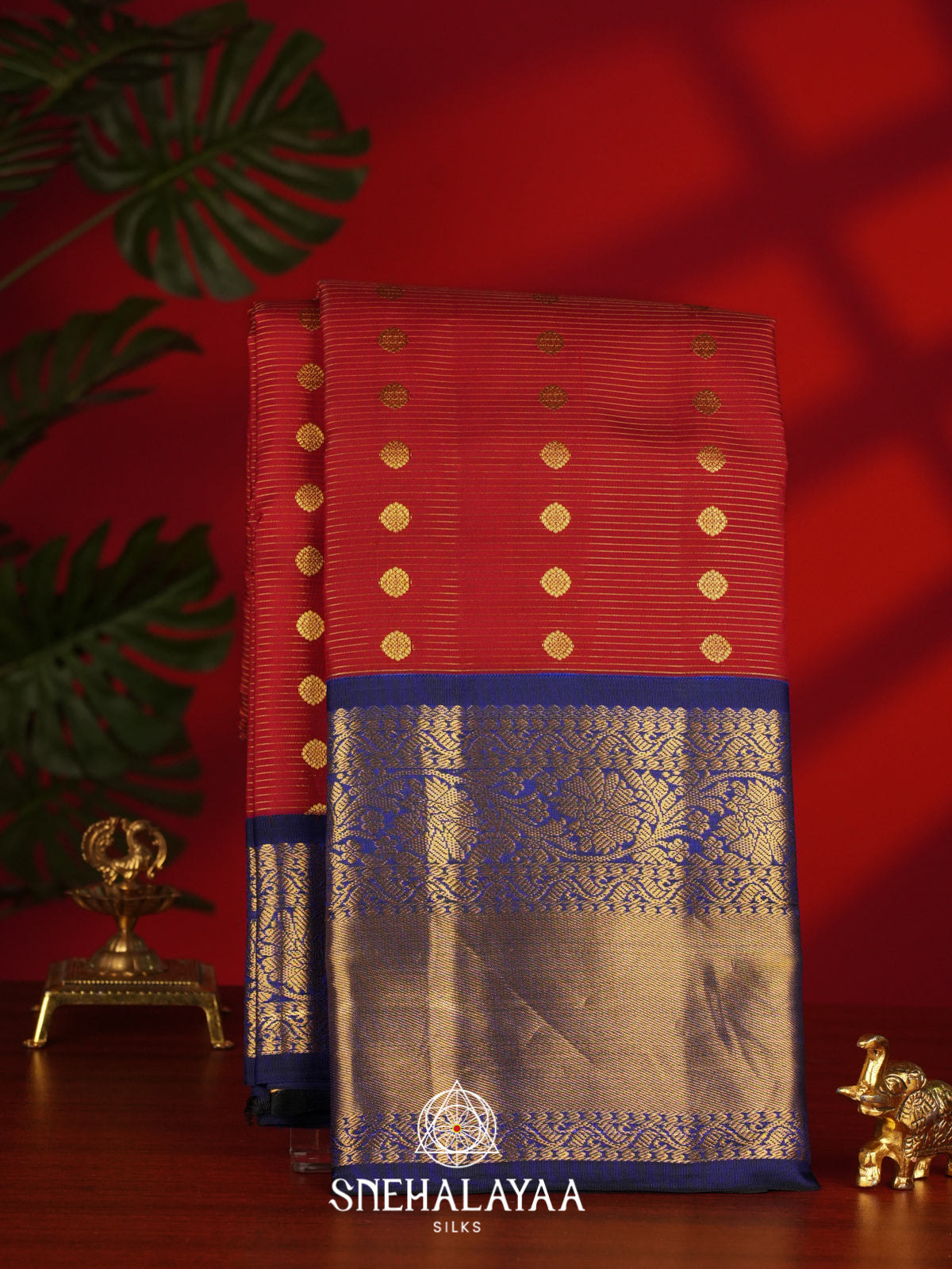 Red Kanjivaram Silk Saree