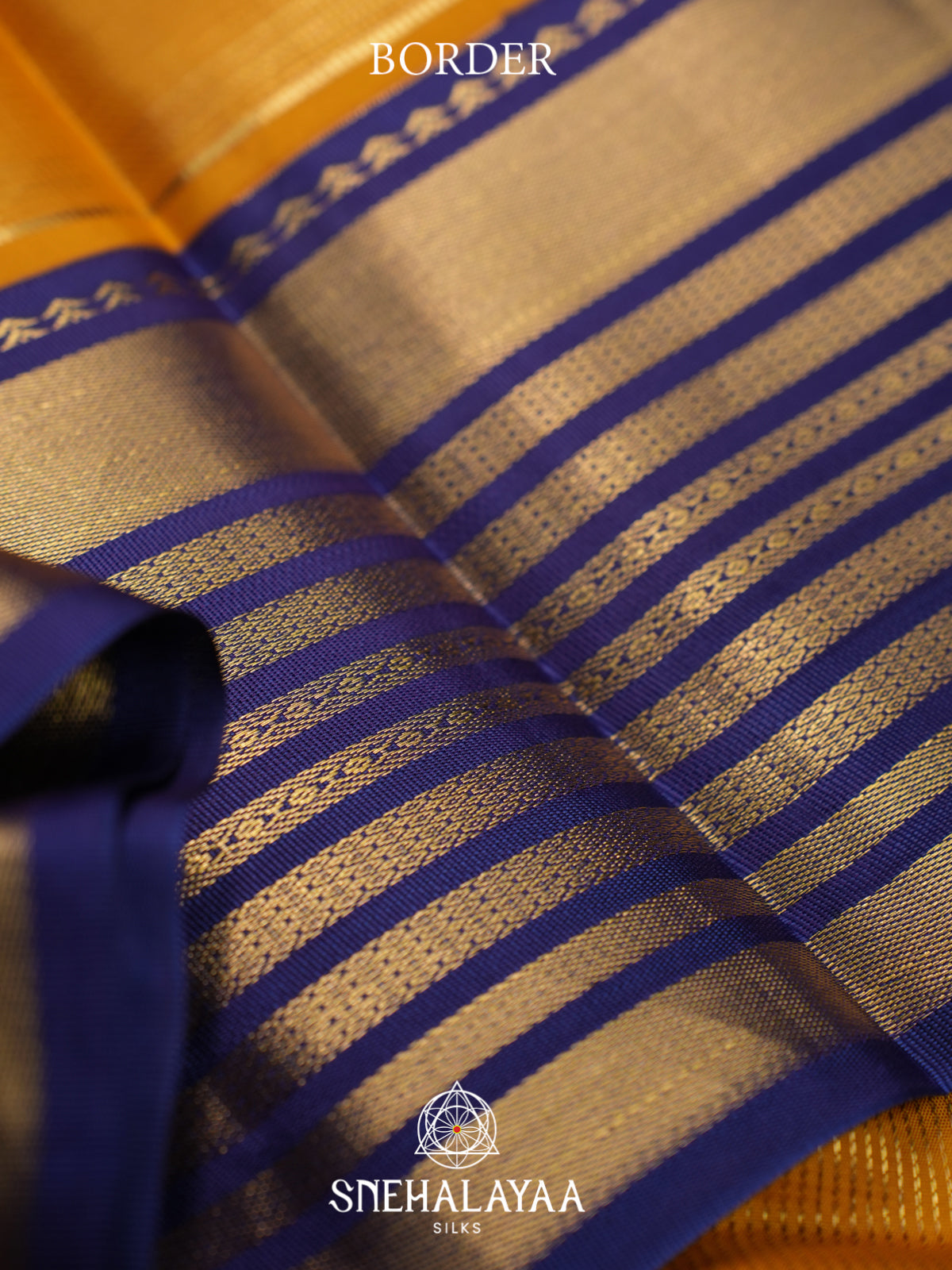 Yellow Kanjivaram Silk Saree