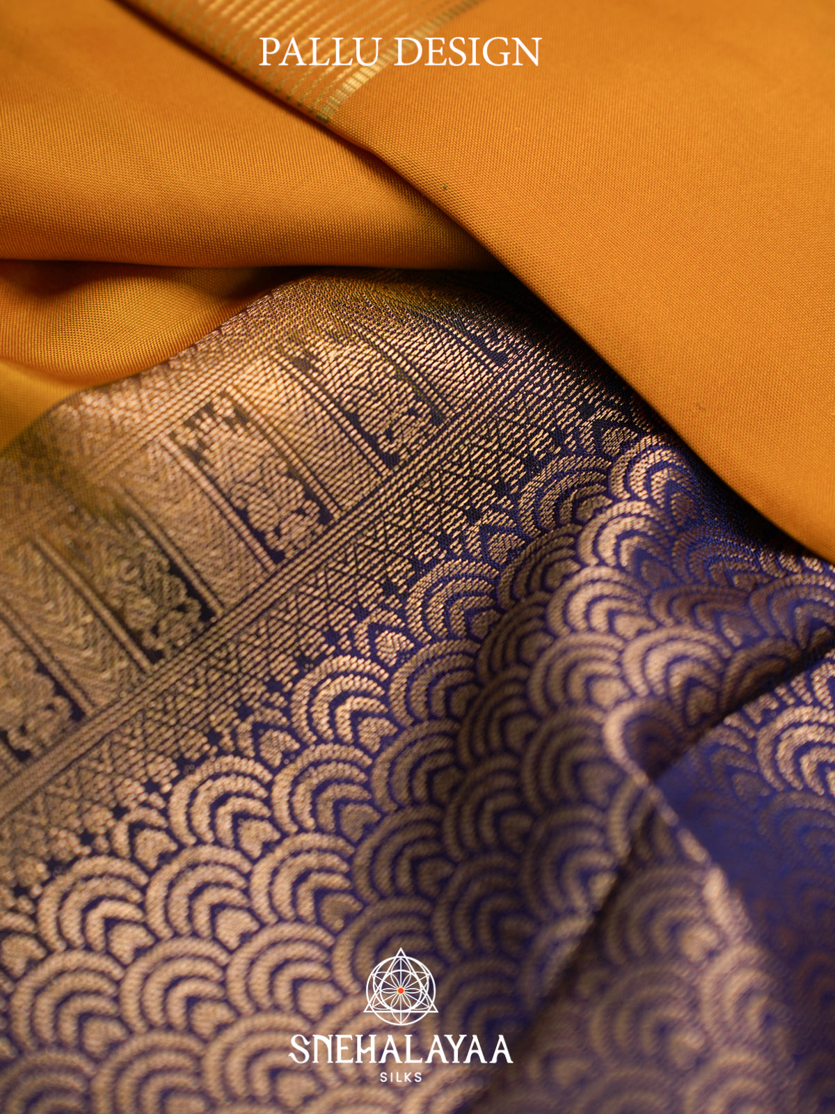 Yellow Kanjivaram Silk Saree