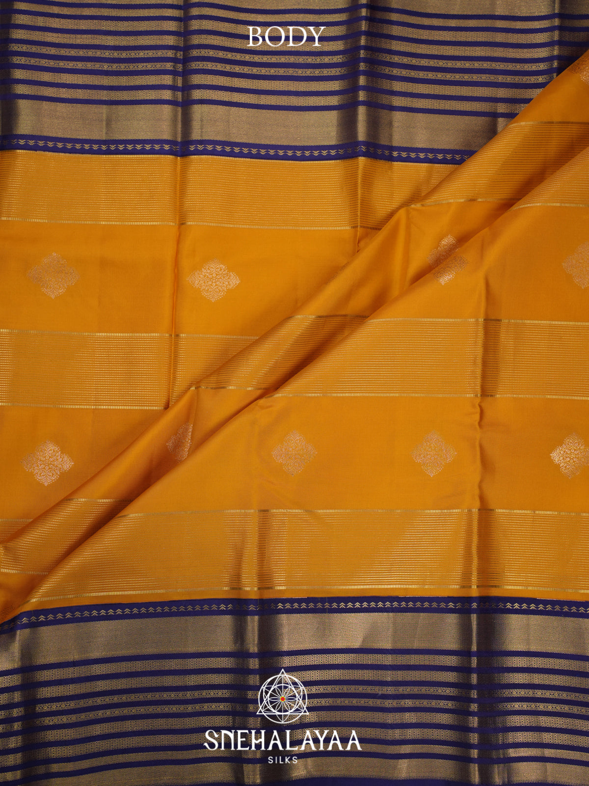 Yellow Kanjivaram Silk Saree