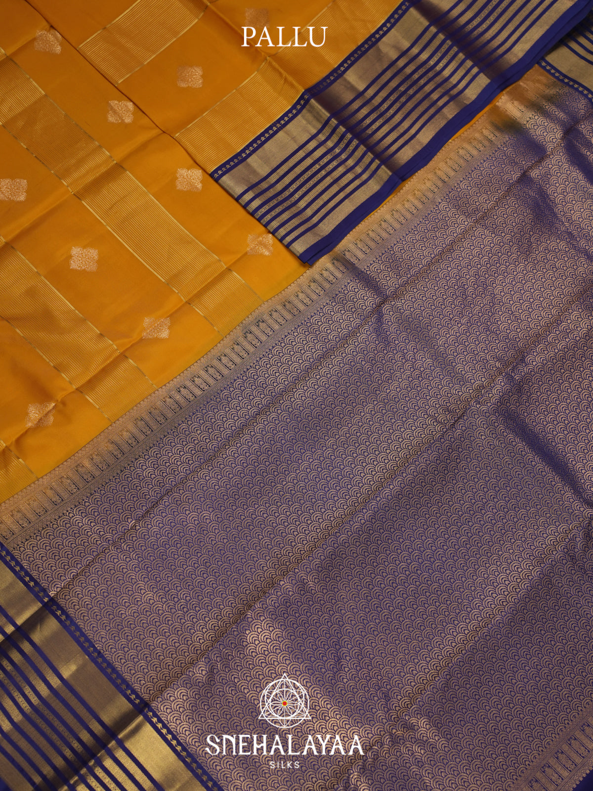 Yellow Kanjivaram Silk Saree