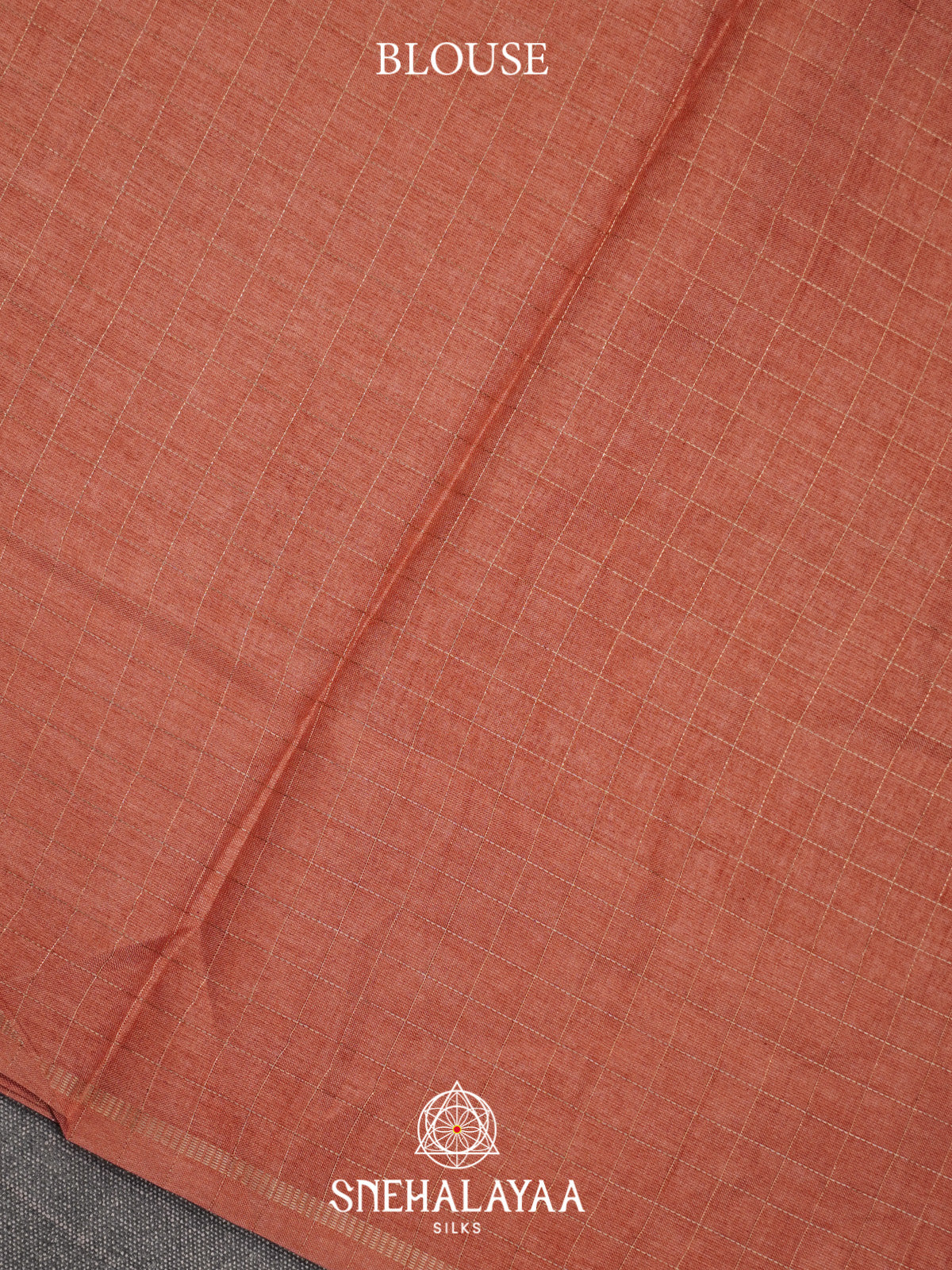 Peach Tussar Saree