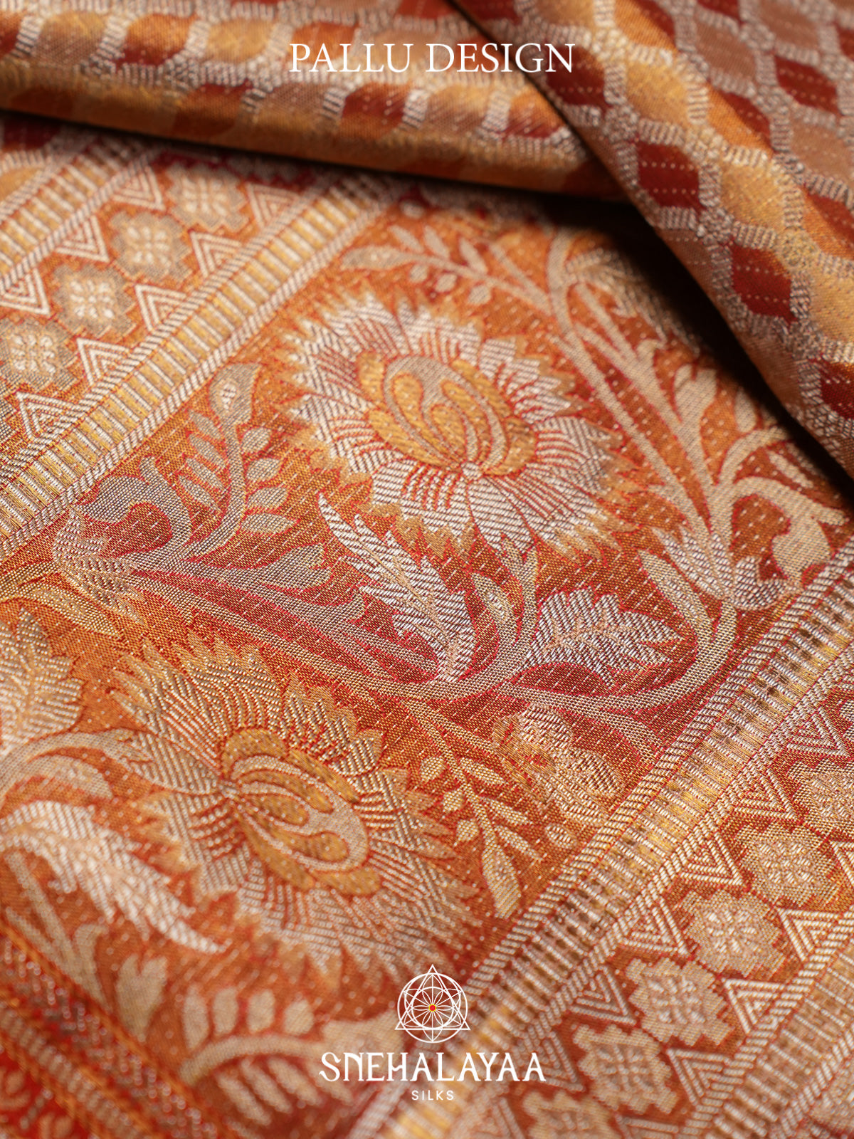 Cream Kanjivaram Silk Saree