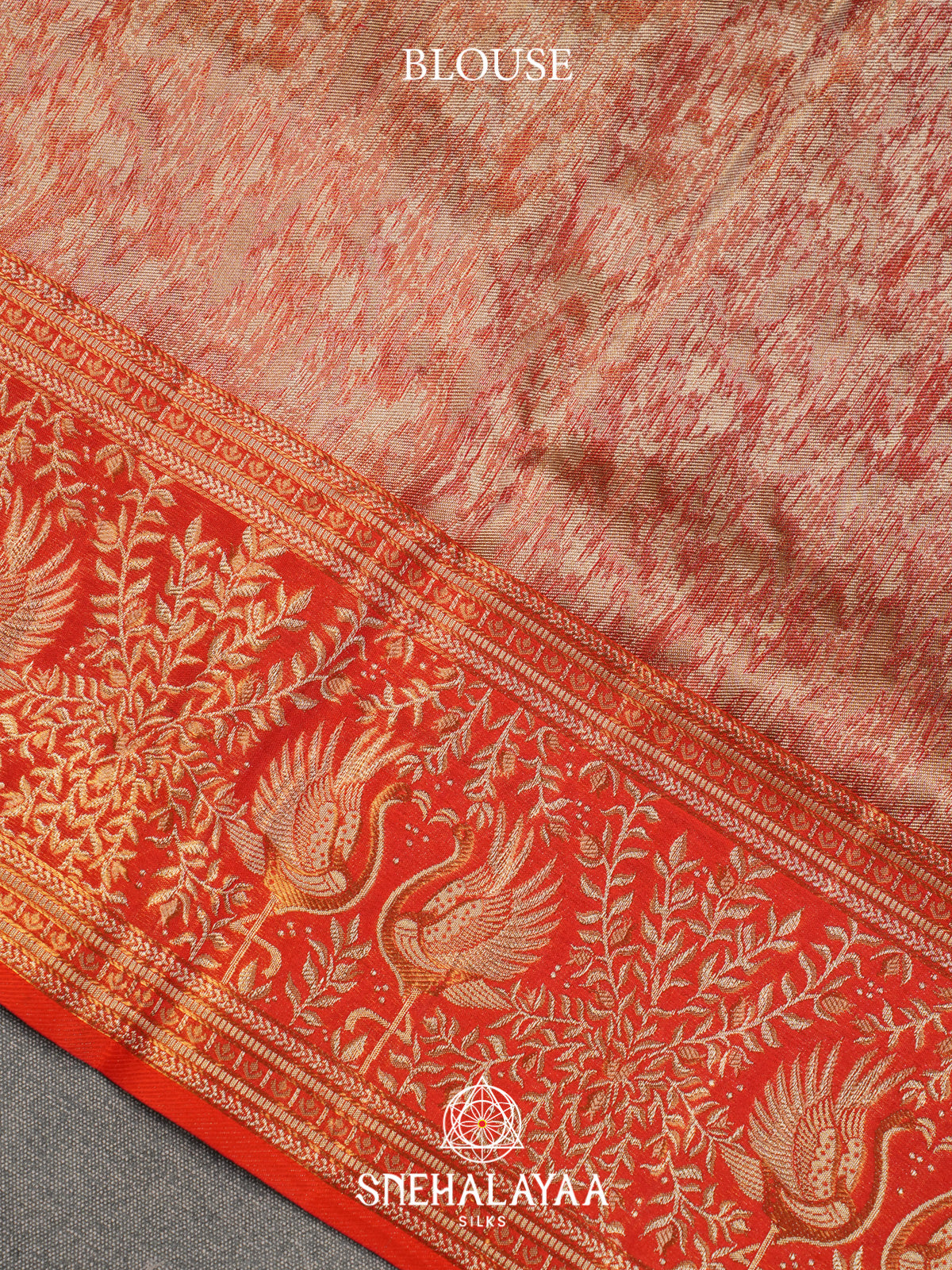 Cream Kanjivaram Silk Saree