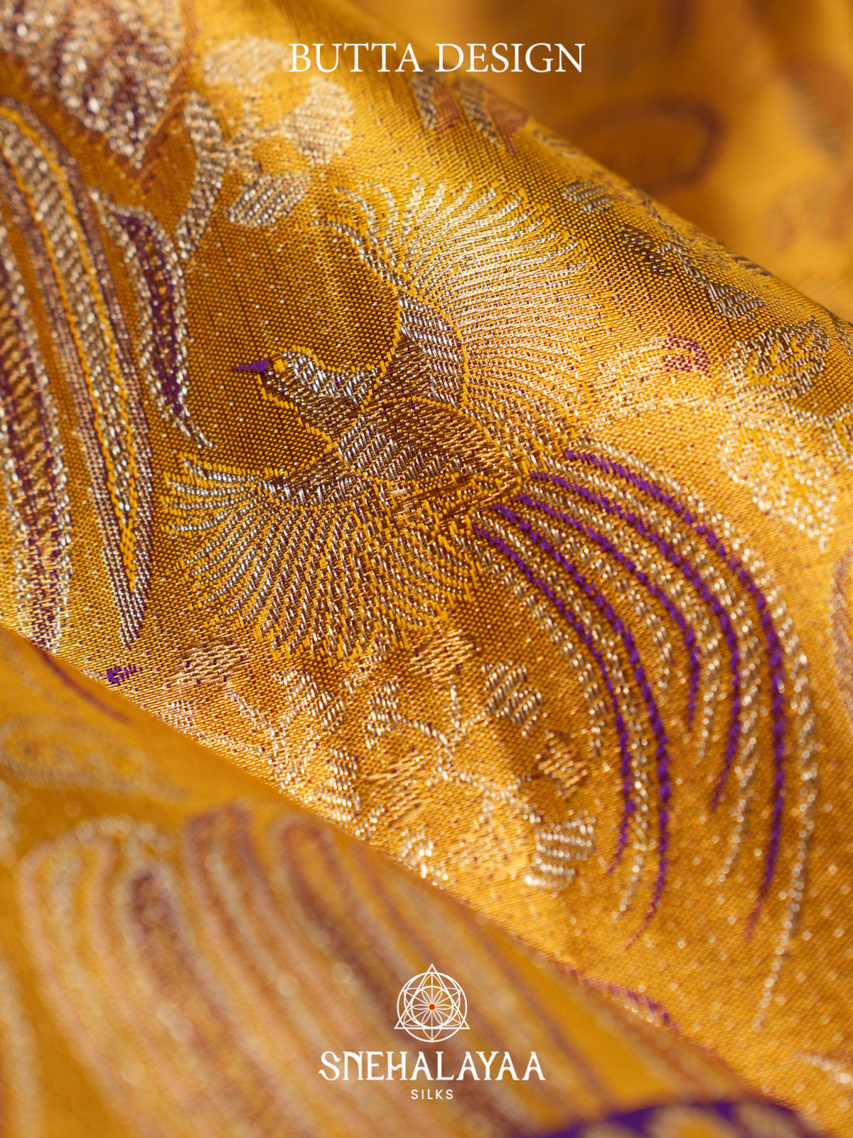 Lemon Yellow Kanjivaram Silk Saree