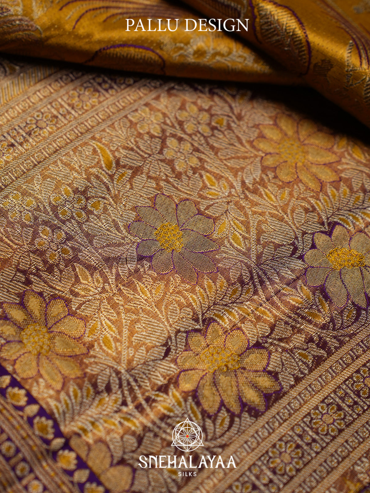 Lemon Yellow Kanjivaram Silk Saree