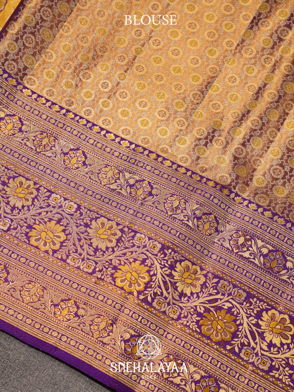 Lemon Yellow Kanjivaram Silk Saree