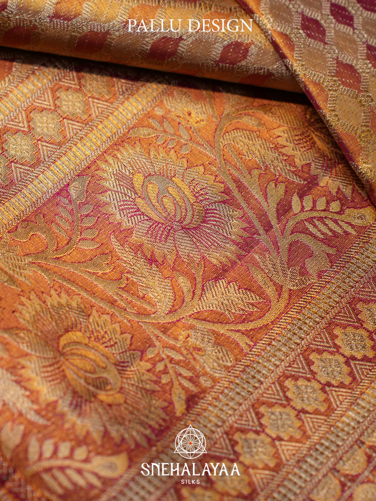 Pale Yellow Kanjivaram Silk Saree