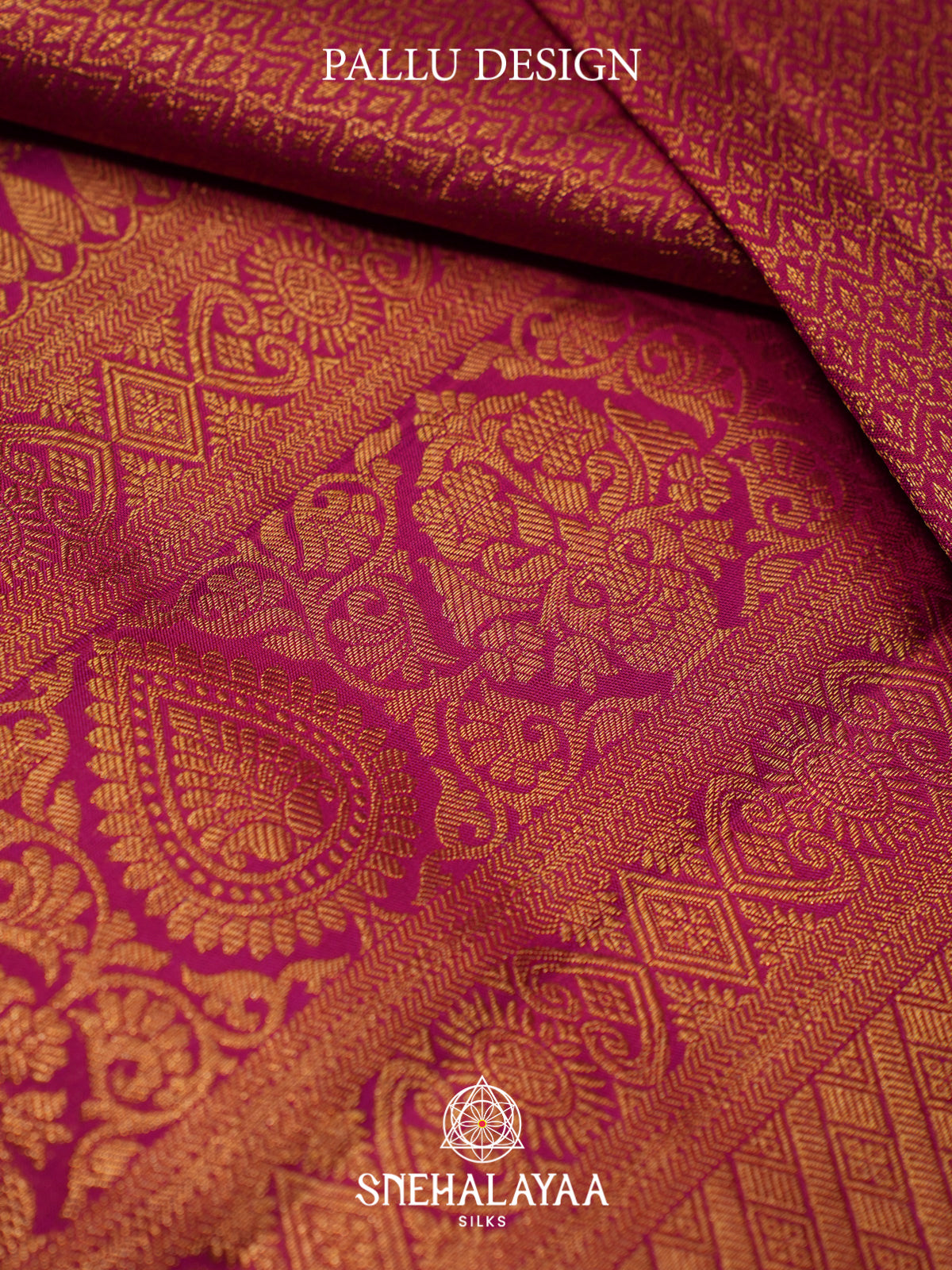Magenta Kanjivaram Silk Saree