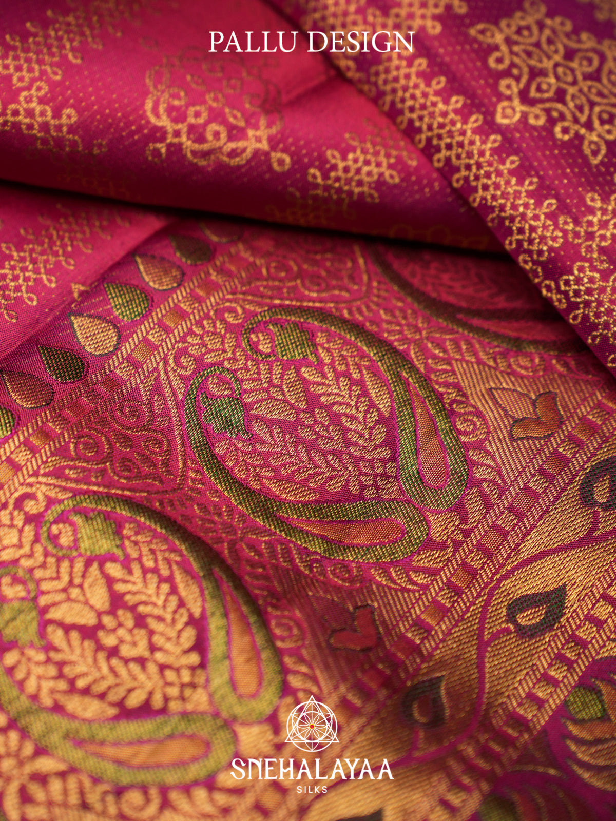 Magenta Kanjivaram Silk Saree